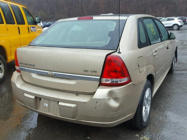 1G1ZT68NX7F264232 - 2007 CHEVROLET MALIBU MAX GOLD photo 4