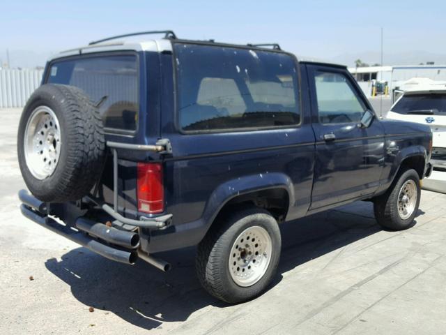 1FMCU14T3JUC82670 - 1988 FORD BRONCO II BLUE photo 4