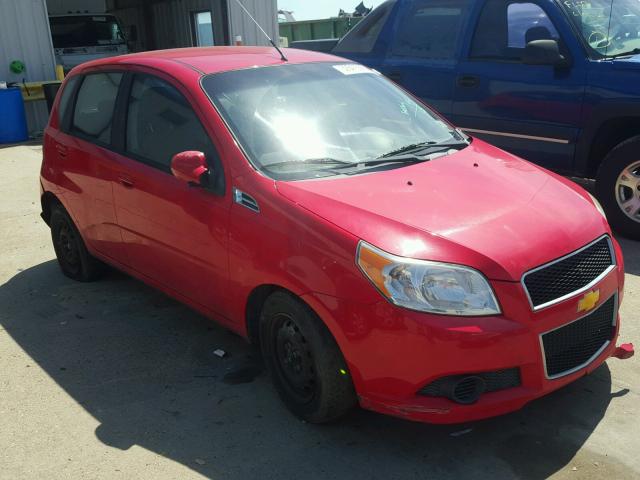 KL1TD6DE6BB148503 - 2011 CHEVROLET AVEO LS RED photo 1