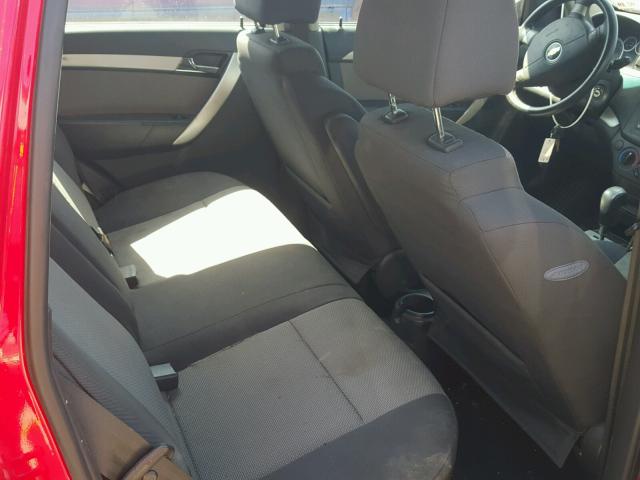 KL1TD6DE6BB148503 - 2011 CHEVROLET AVEO LS RED photo 6