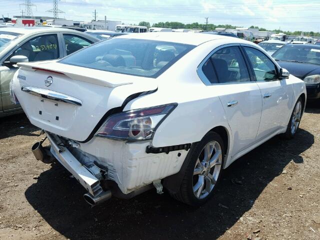 1N4AA5AP2CC857357 - 2012 NISSAN MAXIMA S WHITE photo 4