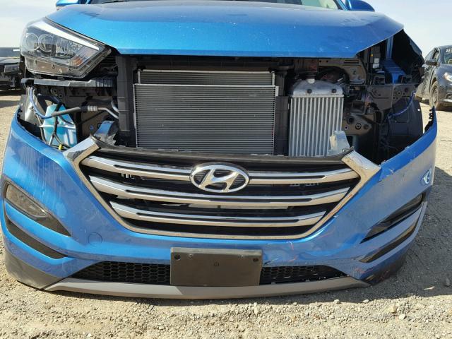 KM8J33A22HU468762 - 2017 HYUNDAI TUCSON LIM BLUE photo 9