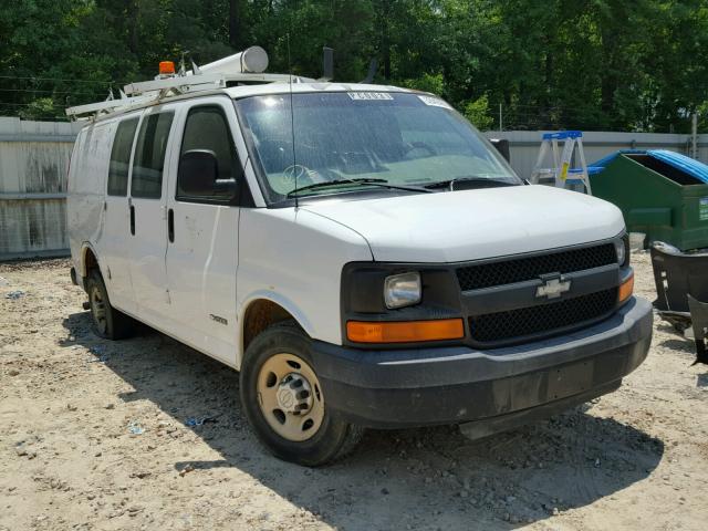 1GCGG25V661180338 - 2006 CHEVROLET EXPRESS G2 WHITE photo 1