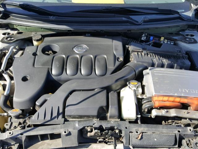 1N4CL21E97C229303 - 2007 NISSAN ALTIMA HYB SILVER photo 7