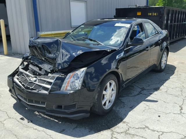 1G6DJ577380141769 - 2008 CADILLAC CTS BLACK photo 2