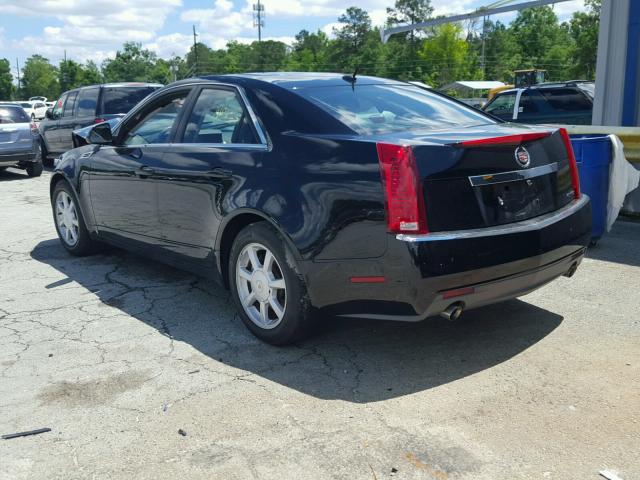 1G6DJ577380141769 - 2008 CADILLAC CTS BLACK photo 3