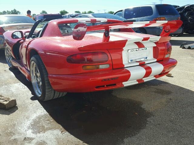 1B3BR65E1RV102382 - 1994 DODGE VIPER RT-1 RED photo 3