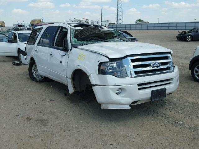 1FMJU2A55EEF62402 - 2014 FORD EXPEDITION WHITE photo 1