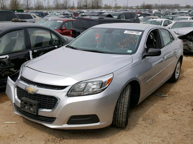 1G11B5SL4FF129456 - 2015 CHEVROLET MALIBU LS SILVER photo 2