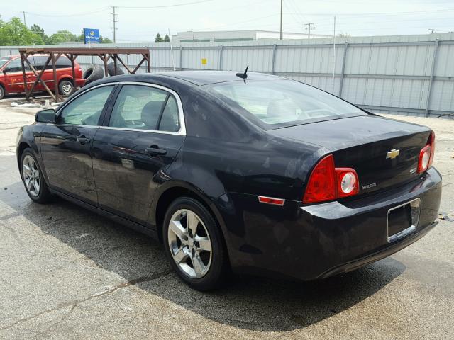 1G1ZB5EBXAF108299 - 2010 CHEVROLET MALIBU LS 黑色 照片 3