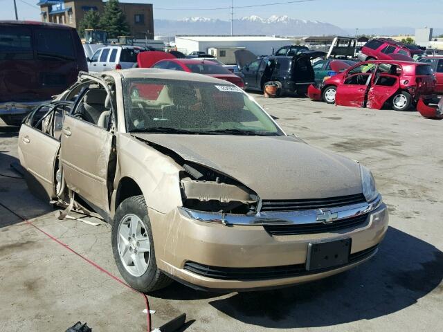 1G1ZT528X5F312077 - 2005 CHEVROLET MALIBU LS ოქროსფერი ფოტო 1