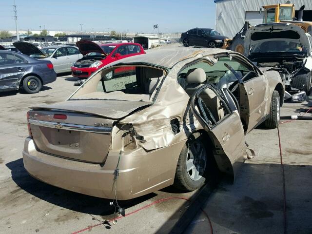 1G1ZT528X5F312077 - 2005 CHEVROLET MALIBU LS ოქროსფერი ფოტო 4