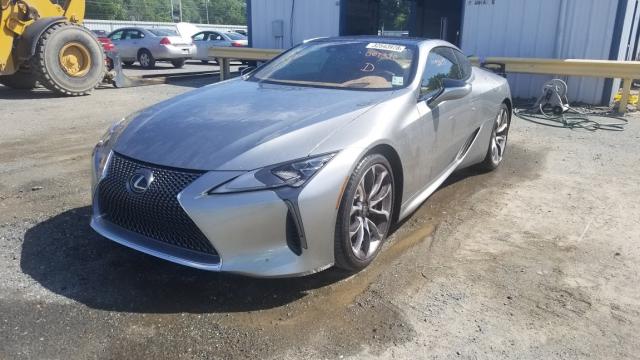 JTHHP5AY6JA001390 - 2018 LEXUS LC 500 SILVER photo 2