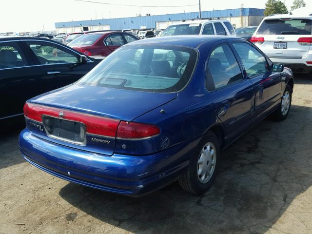 1MELM6534TK618842 - 1996 MERCURY MYSTIQUE G BLUE photo 4