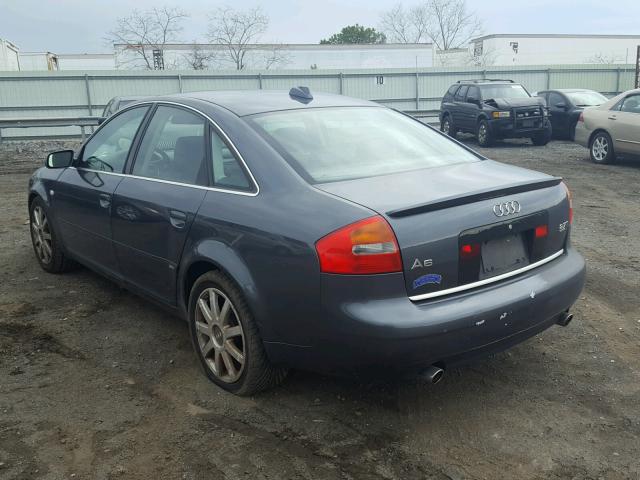 WAUCD64B24N099880 - 2004 AUDI A6 S-LINE GRAY photo 3