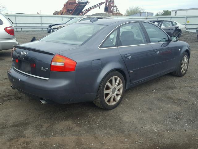 WAUCD64B24N099880 - 2004 AUDI A6 S-LINE GRAY photo 4