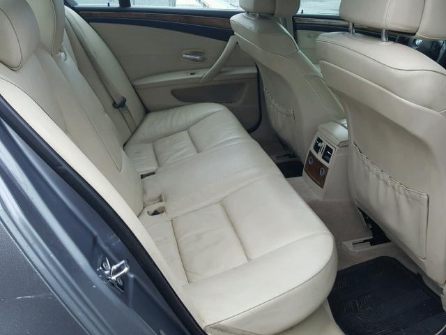 WBANV13529C155954 - 2009 BMW 528 XI GRAY photo 6