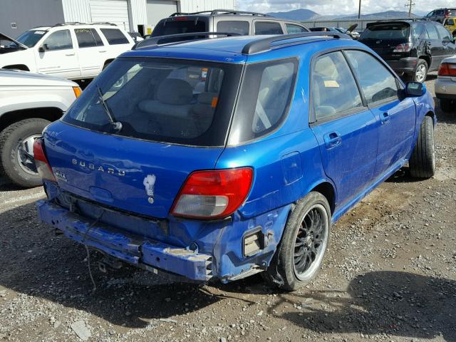 JF1GG29613G803897 - 2003 SUBARU IMPREZA WR BLUE photo 4