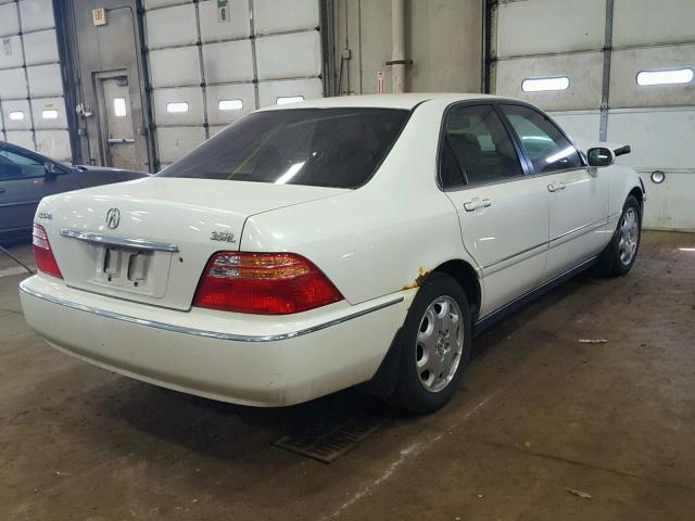 JH4KA9659YC010385 - 2000 ACURA 3.5RL WHITE photo 4