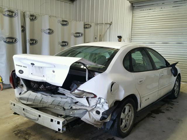 1FAFP552X4A196404 - 2004 FORD TAURUS SES WHITE photo 4