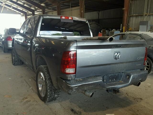 1D7RV1CT3AS206851 - 2010 DODGE RAM 1500 GRAY photo 3