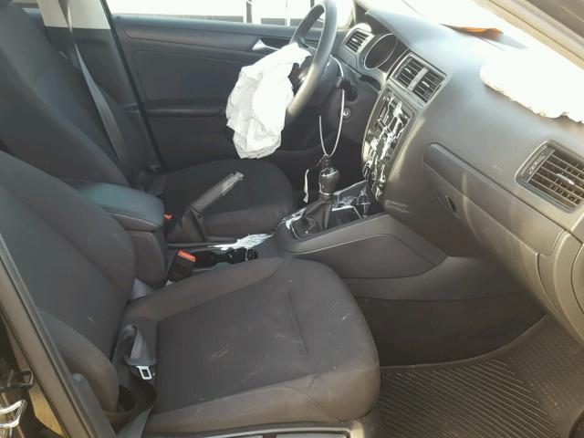 3VW1K7AJ5FM344621 - 2015 VOLKSWAGEN JETTA BASE 黑色 照片 5