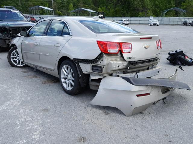 1G11C5SL8FF196848 - 2015 CHEVROLET MALIBU 1LT 金色 照片 3