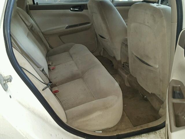 2G1WB55K269372572 - 2006 CHEVROLET IMPALA LS WHITE photo 6