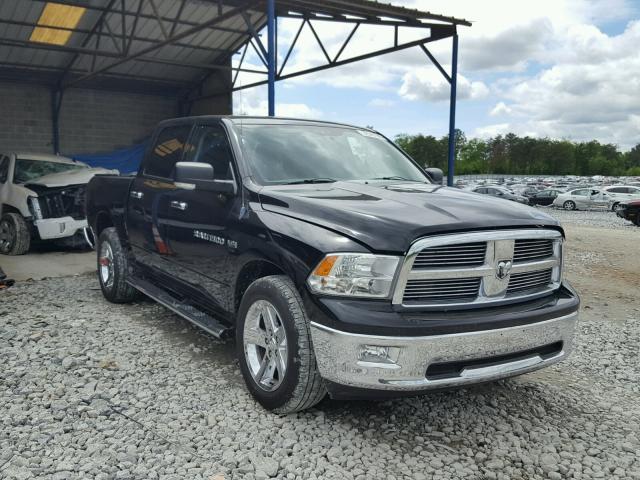 1D7RV1CT6BS568822 - 2011 DODGE RAM 1500 BLACK photo 1