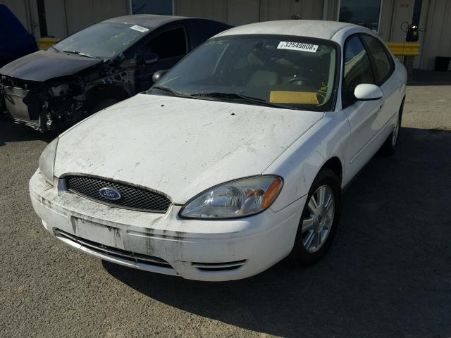 1FAFP56U97A175287 - 2007 FORD TAURUS SEL WHITE photo 2