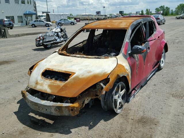 JM1BL1N32C1570315 - 2012 MAZDA SPEED 3 RED photo 2