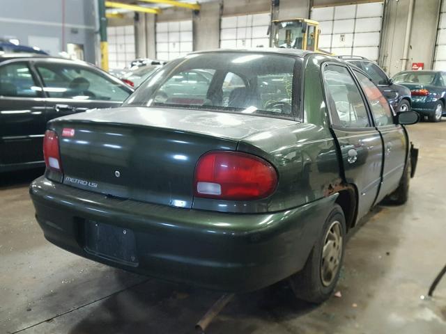 2C1MR522XX6700982 - 1999 CHEVROLET METRO LSI GREEN photo 4