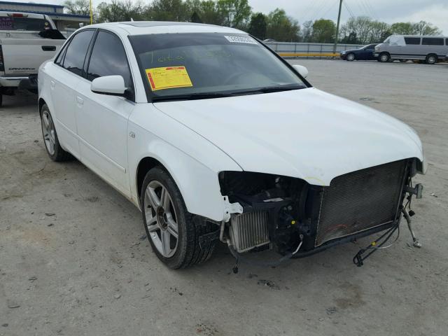 WAUAF78E57A132197 - 2007 AUDI A4 2 WHITE photo 1