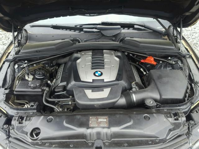 WBANB53567CP06495 - 2007 BMW 550 I BLACK photo 7