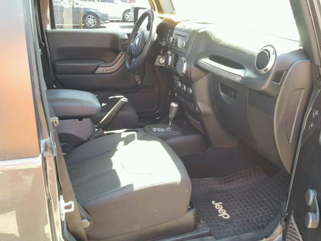 1C4AJWAG1EL168641 - 2014 JEEP WRANGLER S GRAY photo 5