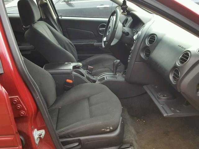 2G2WP552261106285 - 2006 PONTIAC GRAND PRIX MAROON photo 5