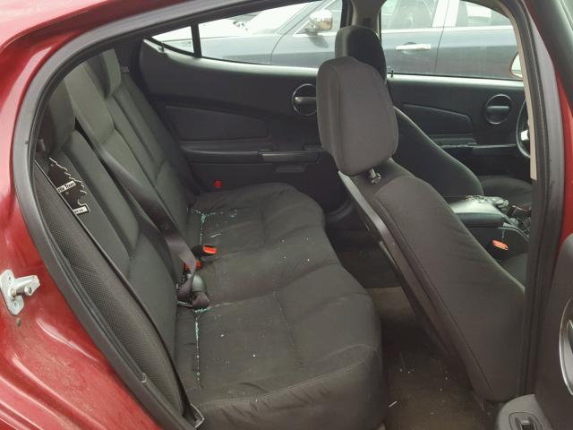 2G2WP552261106285 - 2006 PONTIAC GRAND PRIX MAROON photo 6