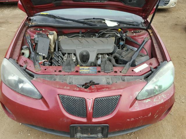 2G2WP552261106285 - 2006 PONTIAC GRAND PRIX MAROON photo 7