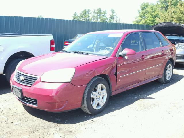 1G1ZT63886F164520 - 2006 CHEVROLET MALIBU MAX RED photo 2
