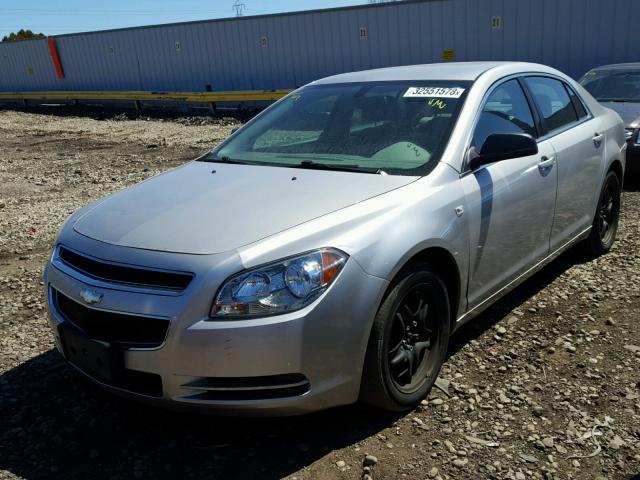 1G1ZG57N48F223659 - 2008 CHEVROLET MALIBU LS ვერცხლისფერი ფოტო 2