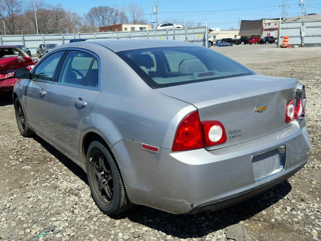 1G1ZG57N48F223659 - 2008 CHEVROLET MALIBU LS ვერცხლისფერი ფოტო 3