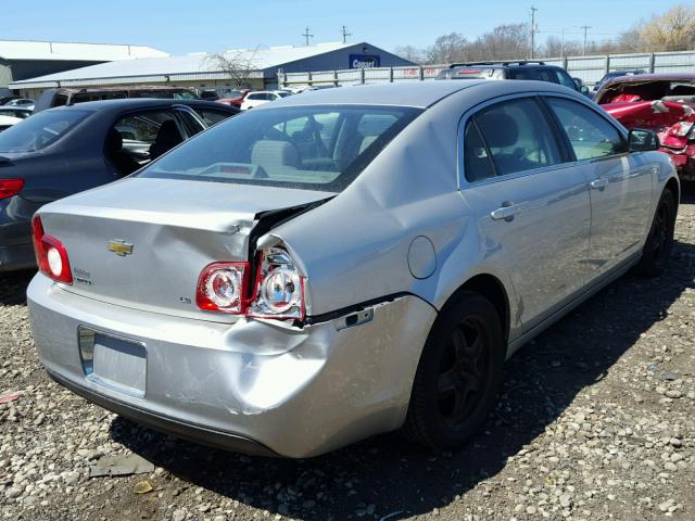 1G1ZG57N48F223659 - 2008 CHEVROLET MALIBU LS ვერცხლისფერი ფოტო 4