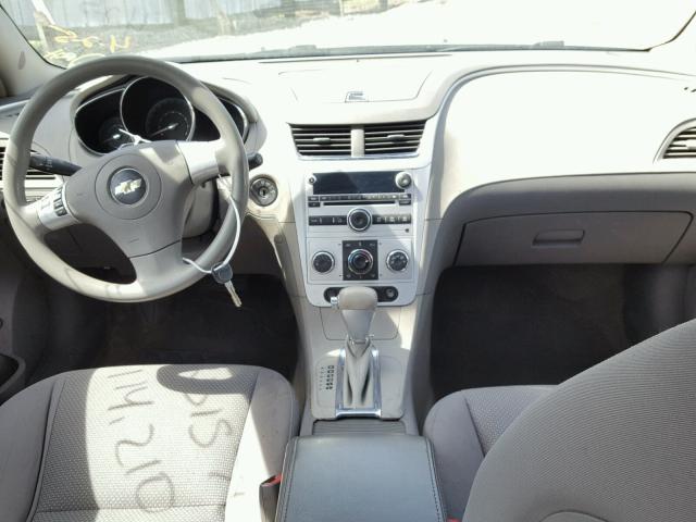 1G1ZG57N48F223659 - 2008 CHEVROLET MALIBU LS ვერცხლისფერი ფოტო 9