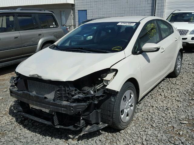 KNAFK4A69E5088696 - 2014 KIA FORTE LX BEIGE photo 2