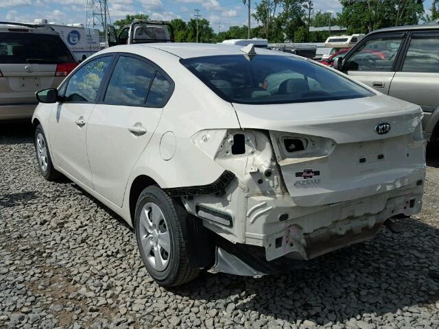 KNAFK4A69E5088696 - 2014 KIA FORTE LX BEIGE photo 3