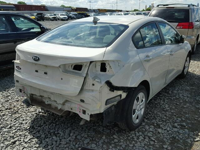 KNAFK4A69E5088696 - 2014 KIA FORTE LX BEIGE photo 4