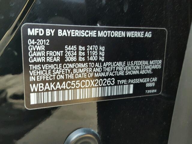 WBAKA4C55CDX20263 - 2012 BMW 740 I BLACK photo 10