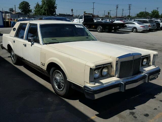 1MRBP96F5CY683126 - 1982 LINCOLN MARK VI BEIGE photo 1