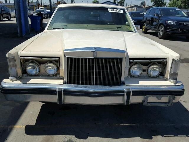 1MRBP96F5CY683126 - 1982 LINCOLN MARK VI BEIGE photo 9