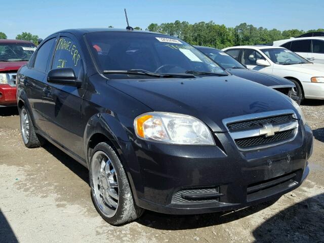 KL1TD5DE1AB089062 - 2010 CHEVROLET AVEO LS 黑色 照片 1